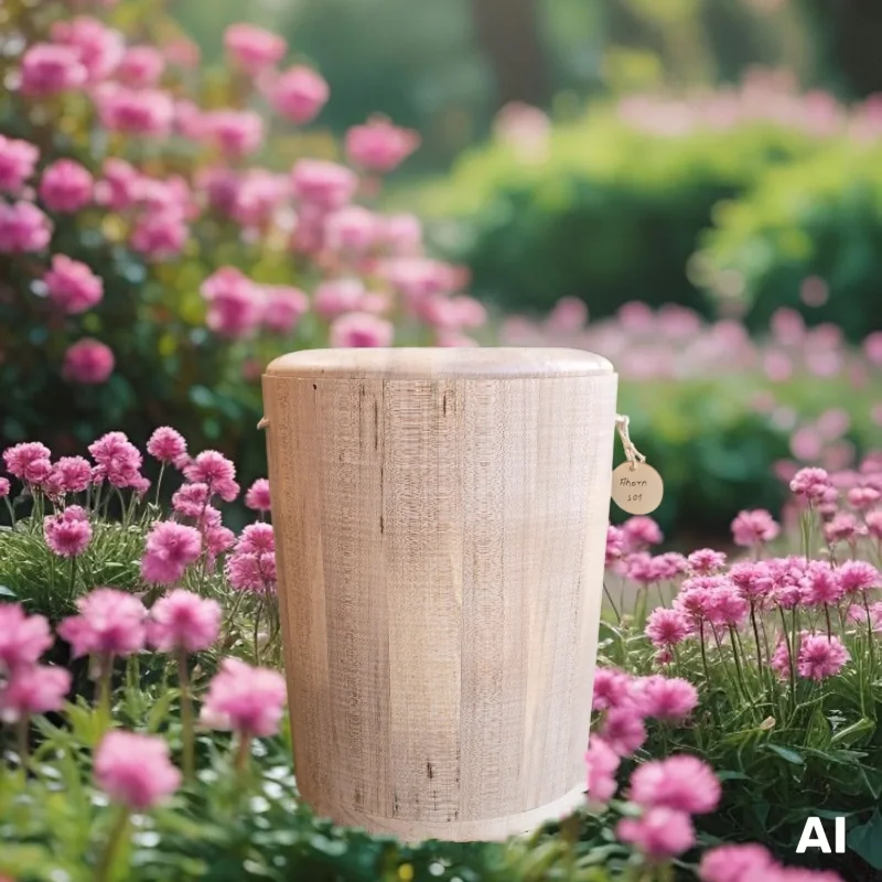 Holz Urne - Ahorn s01