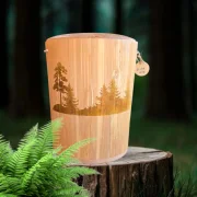 Holz Urne - Birke- Wald 02