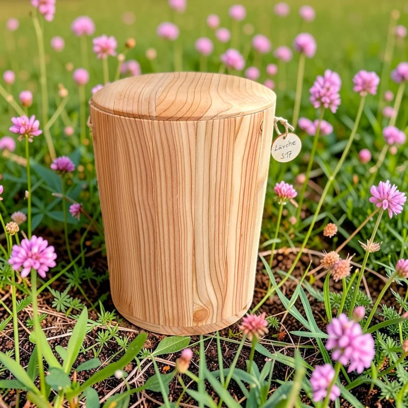 Holz Urne - Lärche s17