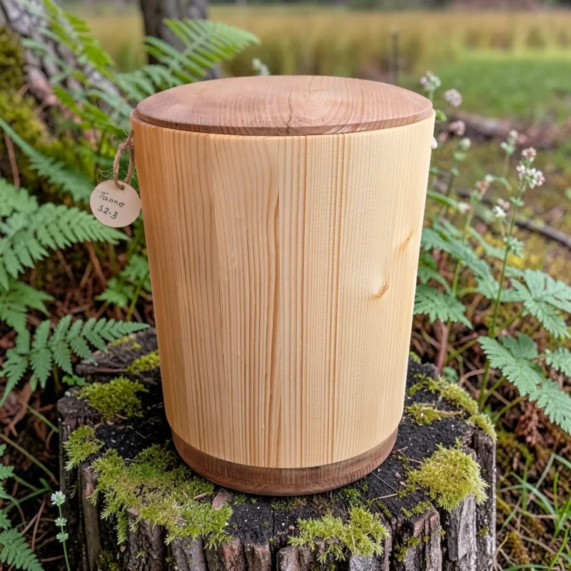 Holz Urne - Tanne s2-3