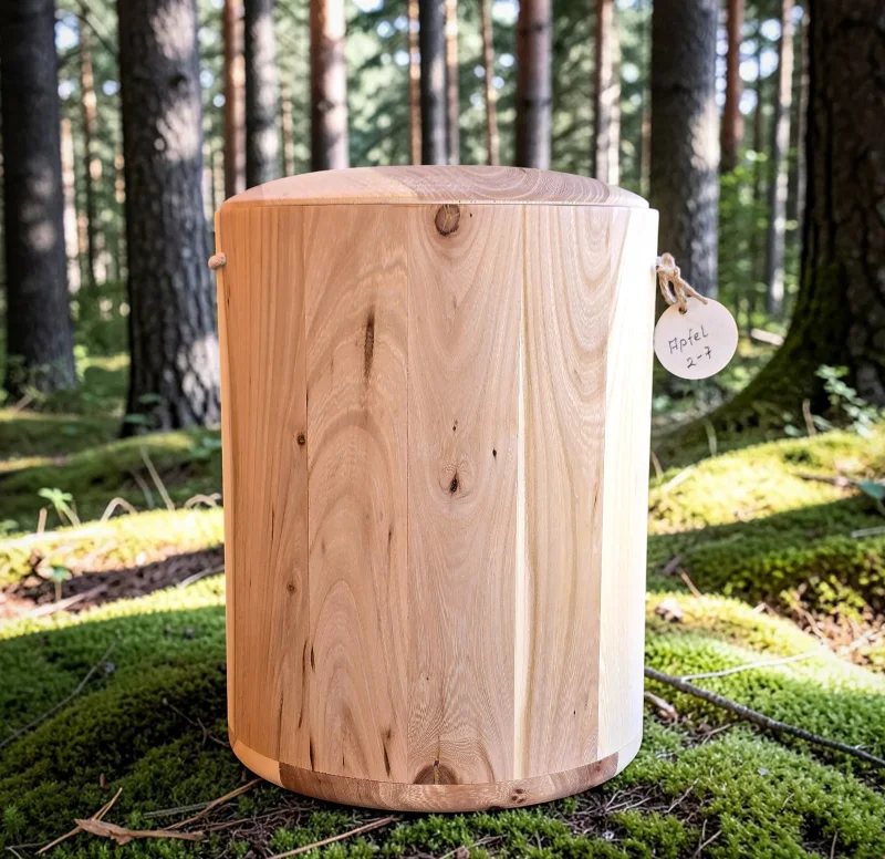 Holz Urne/Stille Wald Apfel 2-7
