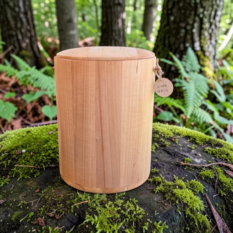 Holz Urne/Stille Wälder - Linde 7-4