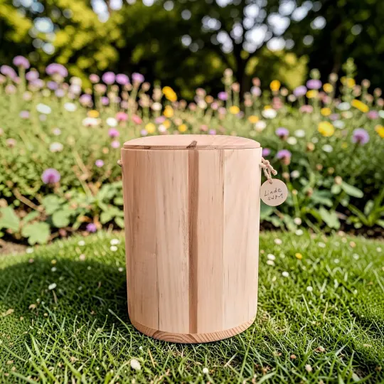 Holz Urne/Stille Wälder - Linde 7-1